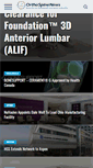 Mobile Screenshot of orthospinenews.com